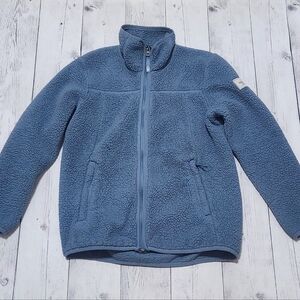 The North Face Girls 14/16 Blue Zip Up Jacket